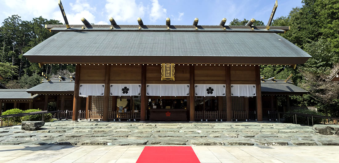 櫻木神社の社殿全景
